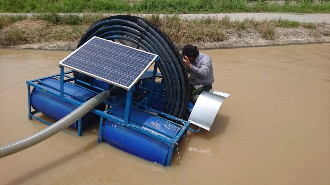 Solar Spiral Water Pump
